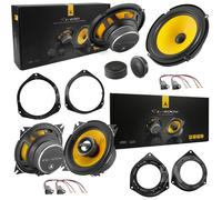 Set 6 altavoces Altavoces JL Audio Delantero Trasero para Nissan Qashqai II J11