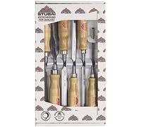 Stubai 353106 - Pack de 6 piezas para formón esquinado