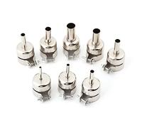 Kit 8 Boquillas Pistola Calor Acero Inoxidable Soldadura Herramientas Reparaci¨®n Estaci¨®n Aire Caliente