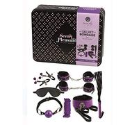 Kit 8 Piezas Bondage Secret Pleasure Purple Collection en Caja Metálica - Secret Play