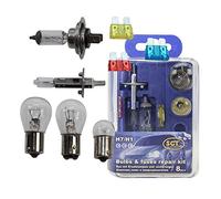 Kit 8 piezas SCT birnenkasten H7/H1 incl. sicherungen mit 1 x h1 Bombilla 12 V 55 W, 1 x H7 Bombilla 12 V 55 W, 1 x P21 W 12 V 21 W Bombilla Luz Stop, 1 x P21/5 W 12 V 5 W Bombilla Luz Posición Delantera, 1