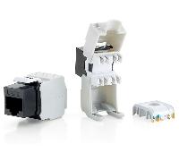 Equip 769211 - Conector RJ-45 (8 Unidades), Negro, Blanco
