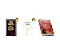 Kit A Arte da Guerra + O Pequeno Príncipe Capa dura + Sherlock Holmes
