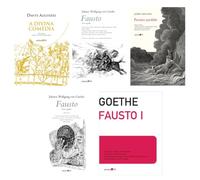 Kit A Divina Comédia + Coleção Fausto + Paraíso perdido + 2 livros