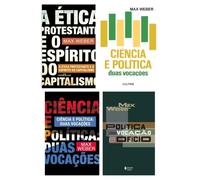 Kit A ética protestante e o espírito do capitalismo + 3 livros