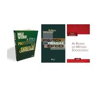 Kit A ética protestante + Política como vocação + As Regras do Método