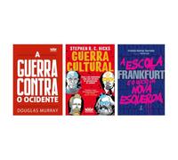 Kit A guerra contra o Ocidente + Guerra cultural + A Escola de Frankfurt