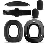 Kit A50 Gen 4 Mod, almohadillas para los oídos, reemplazo para la diadema y espuma de micrófono compatible con auriculares Astro A50 Gen 4, almohadillas de repuesto de grosor adicional, almohadillas