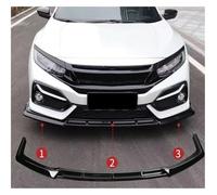 Kit Accesorios Parachoques Compatible con Honda Civic Hatchback 2016-2021 | Material: Aspecto Fibra de Carbono, Posición: Delantero Izquierdo Derecho Inferior Lateral