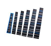 Kit Accesorios Violín Pegatinas De Entonación Para Violín De 1/8" Y 4/4" Marcadores De Diapasón Accesorios De Práctica Para Principiantes(3/4)