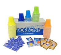 Kit Accessori Completo 150 Pezzi Serigrafato Caffe' Borbone