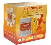 Kit Activate Plus, Colágeno Hidrolizado con Vitaminas y Minerales + Apitox, Crema de Masaje Deportivo, Doble Acción para Actividad Física. Colageno flexiplus 300 Gr | Apitox 60ml