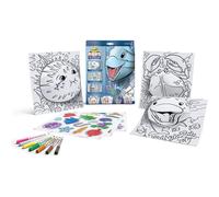 Crayola - Juego de páginas para colorear y construir, tema del mundo marino, arte tridimensional ㅤ
