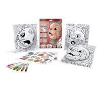 Crayola - Juego de colorear y construir obras de arte tridimensionales con tema de animales domésticos
