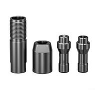 Kit adaptador de amoladora para amoladoras angulares de 100 mm que permite una configuración recta para obtener resultados precisos para cortar y pulir (paquete de 2)