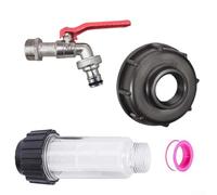 Kit adaptador de bolsa IBC diseñado para su uso con contenedores intermedios estándar a granel en distribución de riego agrícola y manejo de materiales