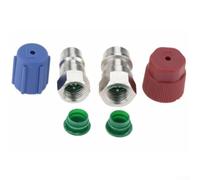 Kit adaptador de CA R12 a R134A para conversión de sistemas R12 y R22 con múltiples tamaños de conector para una actualización efectiva del aire acondicionado
