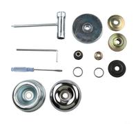 Kit adaptador de cabezal de recortadora hecho de metal resistente al desgaste para una mayor vida útil en cortadoras de césped y cortadores de cepillo