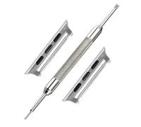 Kit adaptador de conector de correa de reloj, compatible con Apple iWatch Series 1-9 SE Ultra, negro, plata, oro rosa, azul, cierre de fijación de correa de reloj, accesorios de clip de eslabón