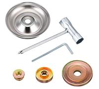 Kit adaptador de desbrozadora de malas hierbas para cortador de hilo de eje recto, cortador de malezas para desbrozadora