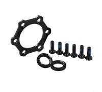 Kit adaptador de espaciado de cubo de bicicleta diseñado para aumentar la compatibilidad delantera de 15 x 100 mm a 110 mm y trasera de 12 x 142 mm a 148 mm (parte trasera con logotipo)