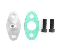 Kit adaptador de junta de brida de entrada de alimentación de aceite Turbo AN4 con pernos M8 para reparación de motor de turbocompresor T3 T4 T35 T40 T60 T67 T70 T76
