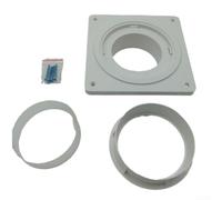Kit adaptador de manguera de ventilación para secadora de secadora, placa de pared de desconexión rápida para conducto flexible de 4 pulgadas, compatible con modelos hotpoint TVM560 TVM570