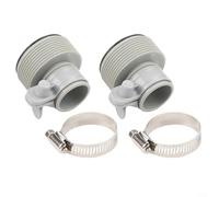 Kit adaptador de montaje de 1 25 pulgadas a 1 5 pulgadas, conector de manguera de piscina de 38 mm para un mejor flujo de agua y eficiencia de conexión