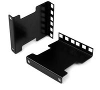 StarTech.com Juego Adaptador de Profundidad de Carril para Racks de Servidores, Extensor de 10cm, Se Ajusta a TAA, 2U, Kit Adaptador, Extensor de Rack de Redes (RDA2U)
