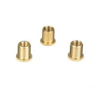 Kit adaptador de rosca de aleación de aluminio dorado con insertos de tuerca M8 x 1,25, M10 x 1,25, M10 x 1,5 para conversión manual de cambios (M10 x 1,25)