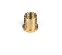 Kit adaptador de rosca de aleación de aluminio dorado para automóviles de transmisión manual con insertos de tuerca M10 x 1,25 M10 x 1,5 y M8 x 1,25 incluidos en el paquete (M10 x 1,25)
