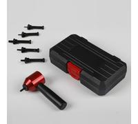 Kit adaptador de tuerca remachadora para taladros eléctricos Incluye mandriles métricos M3 M4 M5 M6 y M8 Mango de acero al carbono y componentes de acero de aleación con estuche