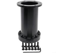 Kit adaptador elevador espaciador para volante de 13 mm, 51 mm, 76 mm, 101 mm, 128 mm para mejorar la ergonomía de conducción y posicionamiento de la dirección, varios tamaños (128 mm)