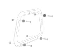 Kit adaptador para soporte lateral SW Motech EVO para maletas laterales AERO ABS (par)