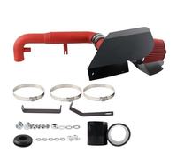 Kit Admisión Rendimiento Coche Para VW Para Golf Para GTI MK6 2,0 EA113 Motor 11-12 Kit De Entrada Aire Frío Potencia Torsión Creciente Tubo Filtro Protección Térmica(Red pipe)
