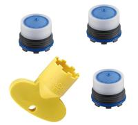 Kit aireador de repuesto, para grifos retráctiles 16,5 x 1 mm, 3 piezas con llave - Aireador filtro filtro