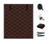 Kit Aislante Termico Ventanas Aislamiento Térmico Algodón Cortinas Película Aislante for Ventanas De Viento Y Ruido(Marrón,140x150cm)