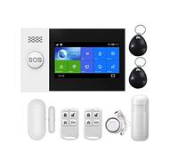 Kit Alarma Casa, PG-107 4G Casa inalámbrica de tuya Wifi gsm Seguridad del hogar con sistema de alarma antirrobo del sensor de detector de movimiento(A1.)