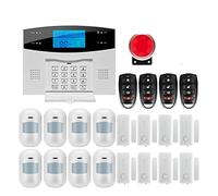 Kit Alarma Casa, Wifi GSM PSTN Sistema de alarma for el soporte de alarma de seguridad en el hogar Tuya Aplicación Contador remoto con Ip Cámara