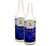 Kit Alisado Eternity Liss Perola Tratamiento de Alisado del Cabello (2 X 1 Litro Champú y Queratina)