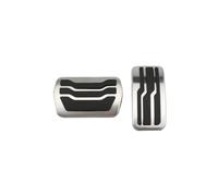 Kit Almohadillas Pedales Coche Para Ford Para Focus 2 3 4 MK2 MK3 MK4 RS ST 2005-2020 Cubierta De Pedal Coche Acero Inoxidable LHD Almohadillas Piezas Pedales(AT without Rest)
