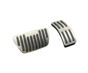 Kit Almohadillas Pedales Coche Para Haval H6 3.a Generación 2021 Pastillas De Pedal Freno Acelerador Accesorios Para Automóviles Estilo Coche Sin Perforación(Aluminium Automatic)