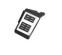Kit Almohadillas Pedales Coche Para Q7 4L 2007-2015 Para VW Para Touareg 2007-2018 Para Cayenne 2007-2016 Accesorios De Coche Reposapiés Freno Gas Cubierta Pedal Muerto(Dead pedal 1pc)
