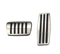 Kit Almohadillas Pedales Coche Para Saab 9-3 Para La Cubierta De Las Almohadillas Del Pedal Coche(Steel No Clip AT2pcs)