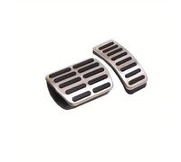 Kit Almohadillas Pedales Coche Para SEAT Para Leon 1M Para Toledo 1L Y 1M Pedales Coche Reposapiés Pedal Muerto Acero Inoxidable(AT 2PCS)