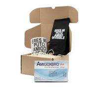 Kit Amigo Invisible - Taza Eres Mi Puto | Calcetín 40-46 | Pharmacoña | Regalos Originales Ideal Para Sorprender