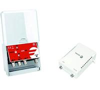 Kit AMPLIFICACION TV + Mezcla Sat FAGOR + Fuente ALIMENTACION 12V