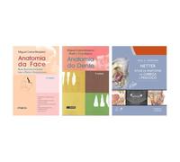 Kit Anatomia da face + Anatomia do dente + Netter Atlas de Anatomia