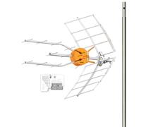 Kit Antena TELEVES A6 Modelo 2027 + Fuente + MASTIL 1.2