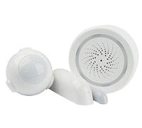 Kit Antifurto Sensore di Movimento a Sirena e 2 Sensori Porta/Finestra